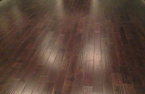 Dark Walnut Stain on flooring